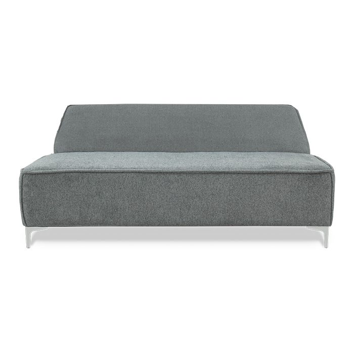 Futon Tela Gris Claro Wasik | Sofá Cama y Futones | salas